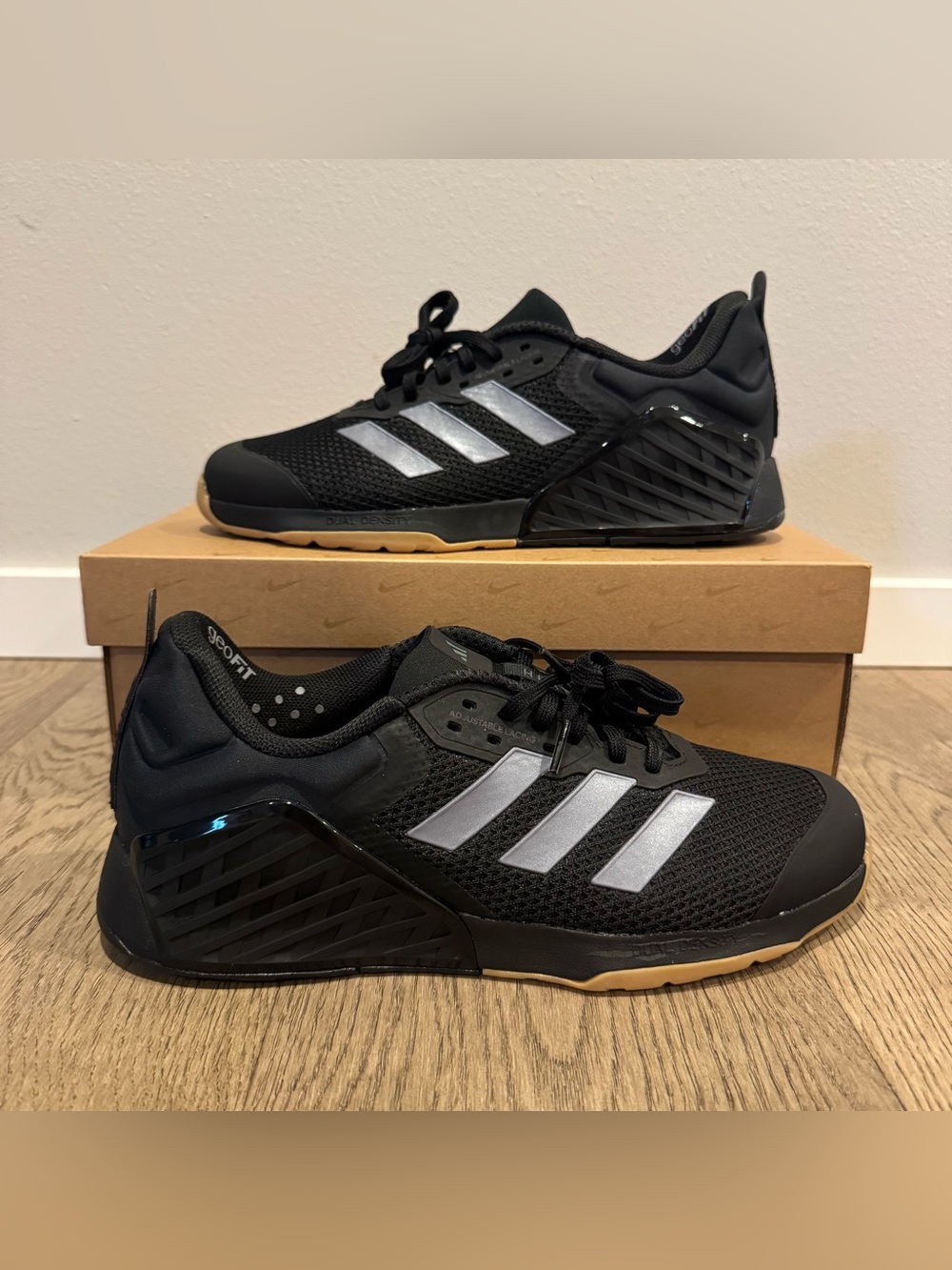 Adidas Dropset 3 Training Shoes Black Gum